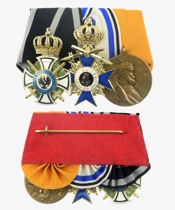 Order clasp house order Hohenzollern, Bavaria military order of merit, centenary medal